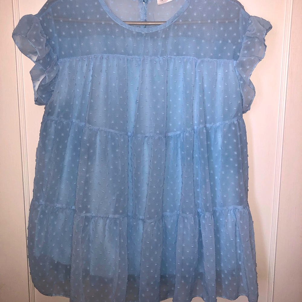 Angashion Women’s Babydoll Blouse